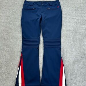 Perfect Moment Ski Pants Navy and Red White Blue Flare